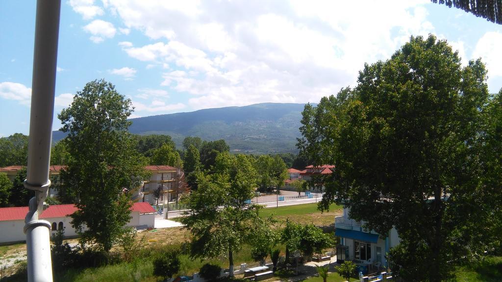 Hotel Lefkes Paralía Skotínis Buitenkant foto